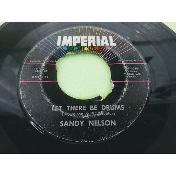 Sandy Nelson - Quite A Beat / Let There Be Drums - 45rpm Vinyl Record Single 7" - Picture 5 of 7